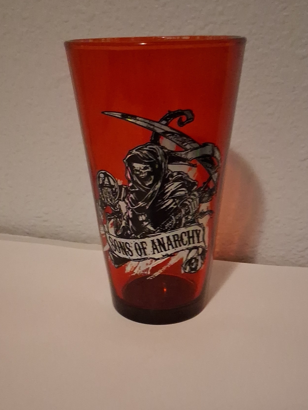 Red Sons Of Anarchy Pint Glass